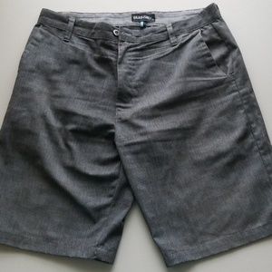 Burnside Gray plaid golf shorts